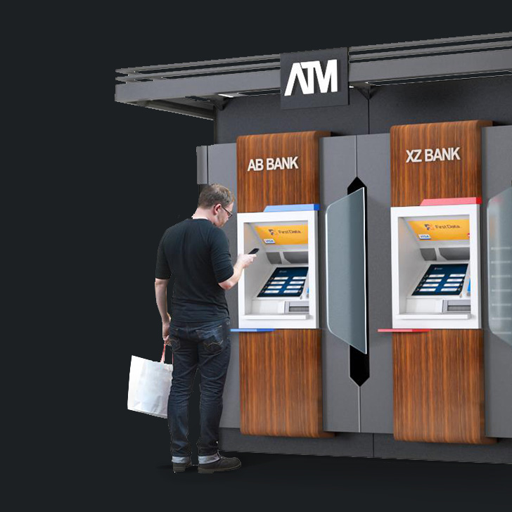 ATM Machines Kiosk