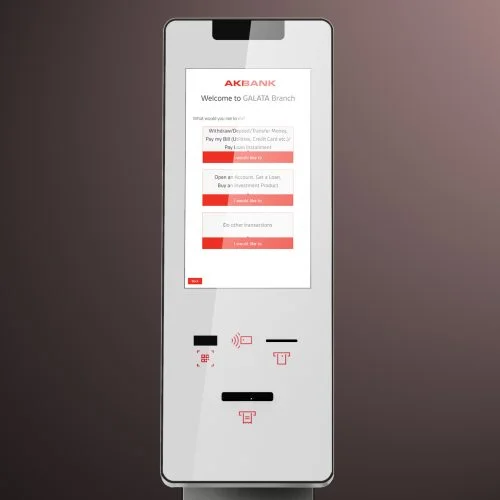 AKBANK Customer Welcome Kiosk